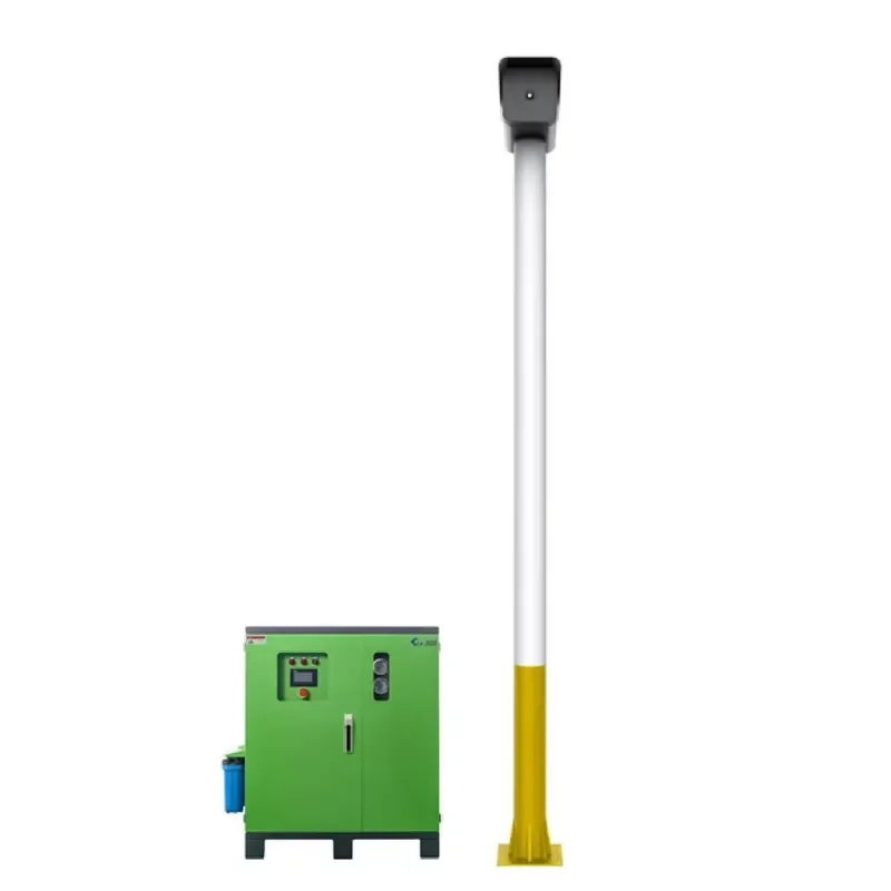i DaringFish Modern High-pressure Fog Pile 360-Degree Rotating Spray Silo Road Dust Control System Silent Type 50/60Hz