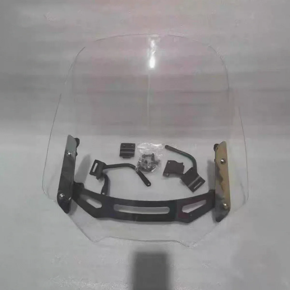 Fit For Honda Valkyrie F6C GL1800C 14-20 FlatSix Custom Cruise Windshield Front Flow Cover Lens Glass Installation Bracket