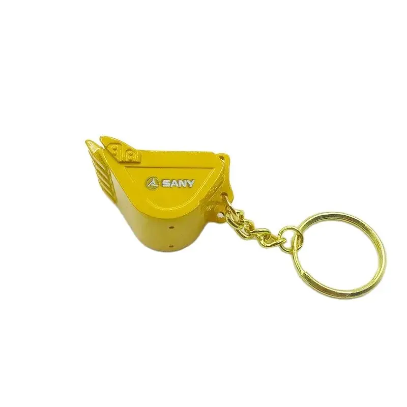 For SY55 60 75 115 205 215 235C-8-9 excavator ignition key with Bucket Key Chain Heavy Equipment Keychain