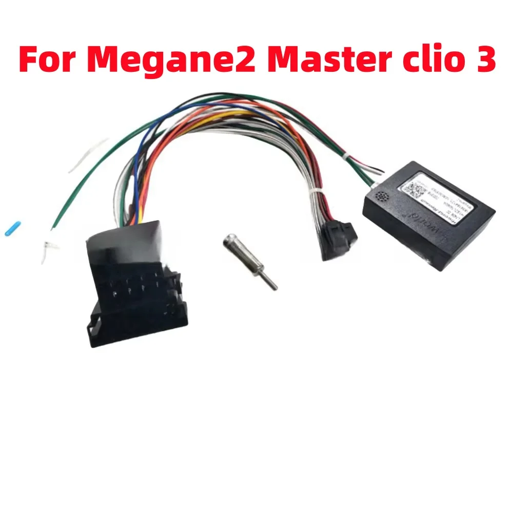 Canbus Box for Renault Megane 2 2007 Master 2006-2011 Clio 3 Trafic 2006 Android GPS Car Radio Adapter, 16 Pin Wiring Harnes