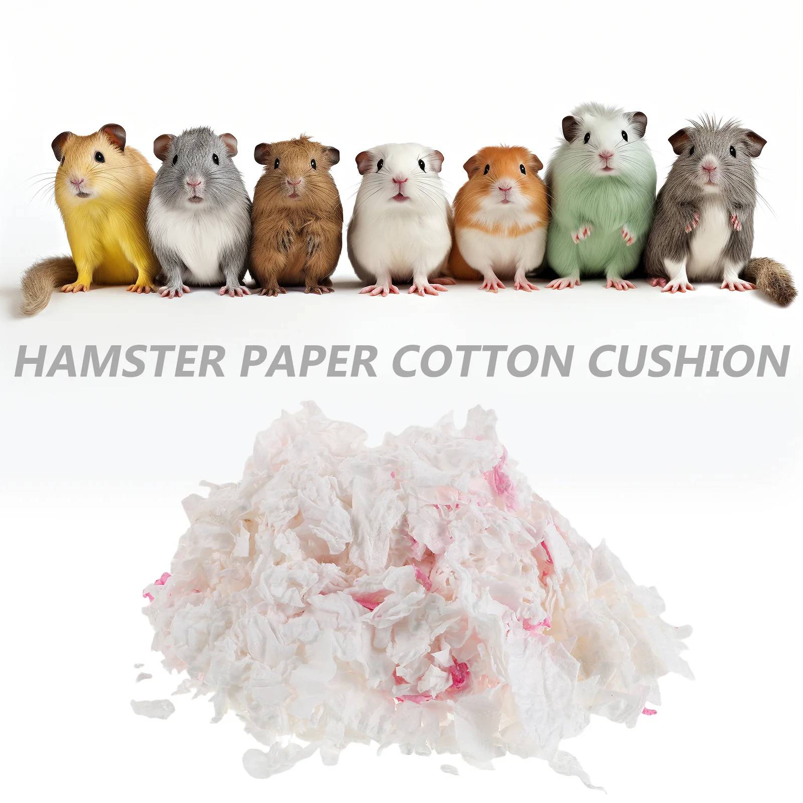 

3pcs 3 Bags Pet Bedding: Natural Wood Pulp Small Animal Bedding For Hamster Rabbit Gerbil Cage Moisture Absorbent Dust-Free Soft