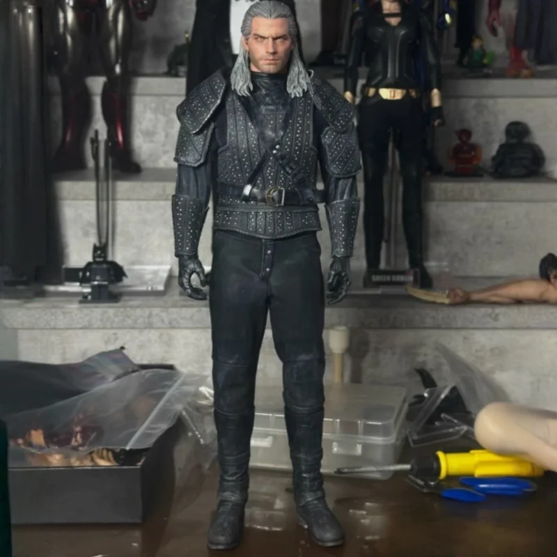 

In Stock BUZZTOYS BUZ001 1/6 Scale Demon Hunter White Wolf Full Set For 12” Male Soldier Action Figure Body Model Toys Gift