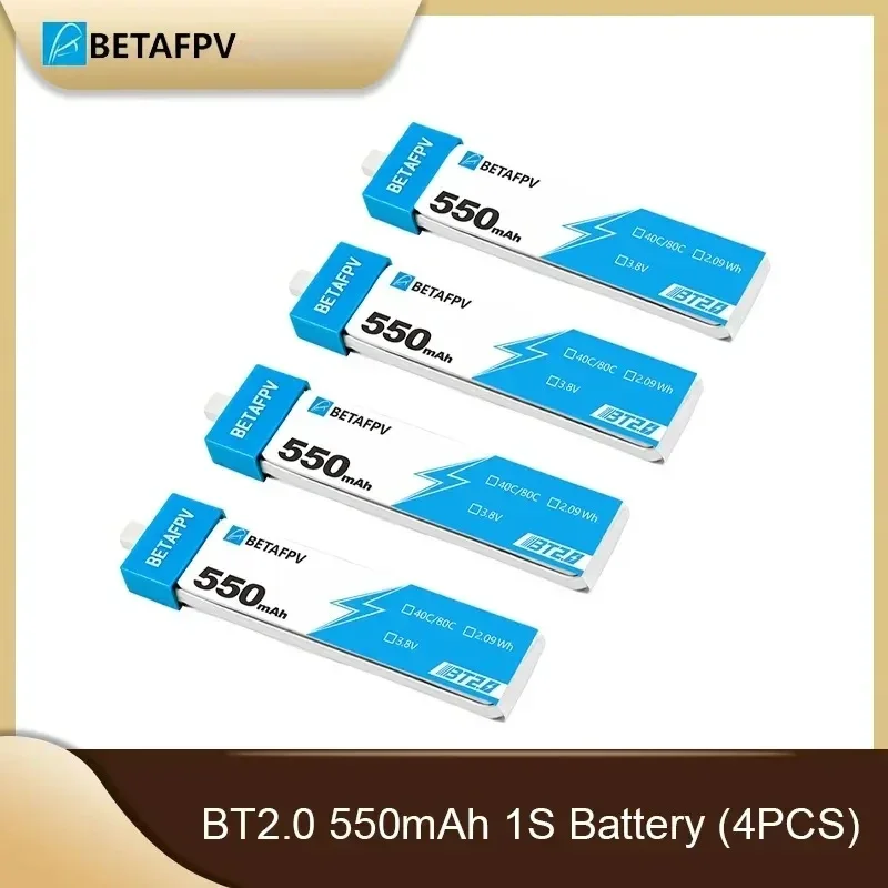 BETAFPV RC bateria BT2.0 550mAh 450mAh 1S BETAFPV zestaw FPV Racing Drone oryginalne złącze FPV Lipo BT2.0