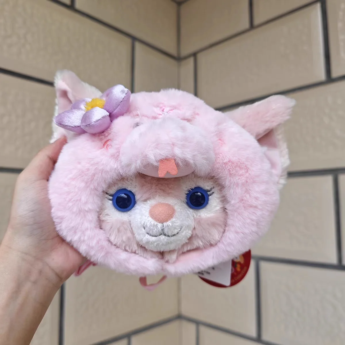 

Disney LinaBell Chinese New Year Snake Year Pink Plush Crossbody Bag – Soft Mini Shoulder Purse – Limited Edition