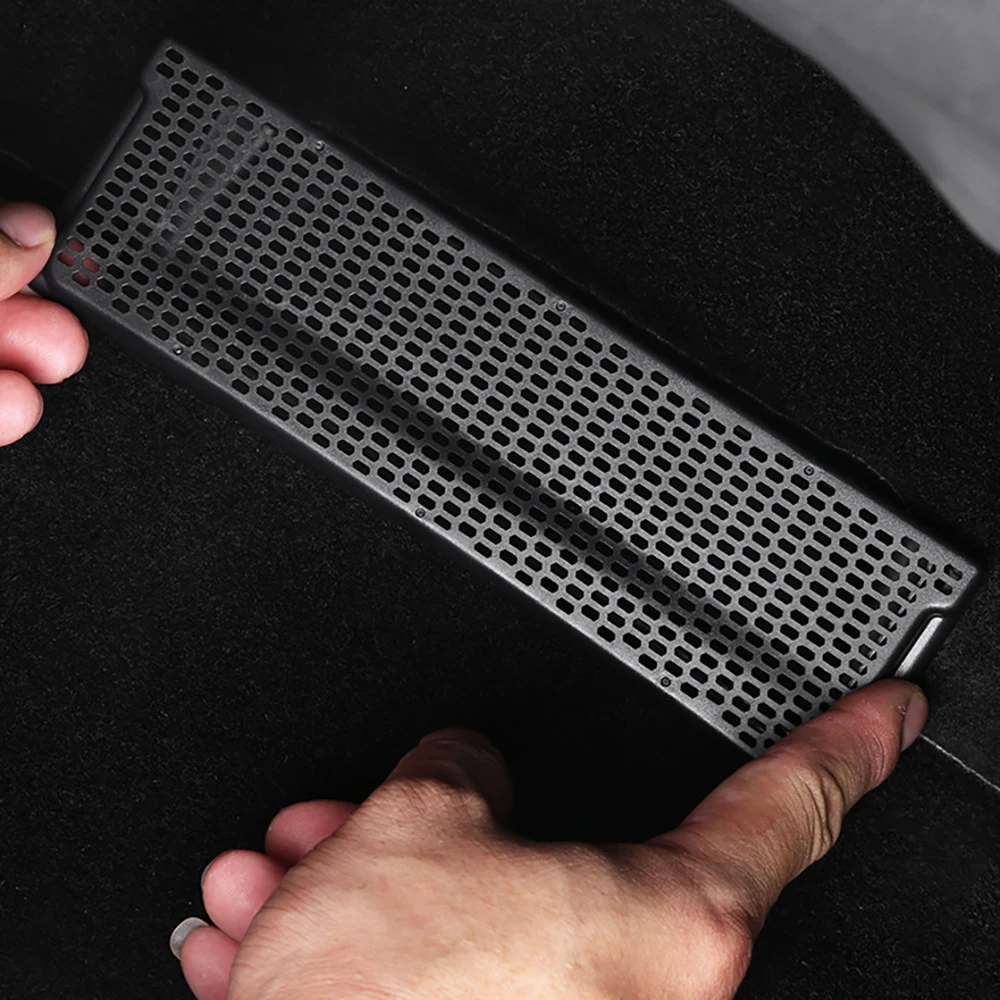 Rear Under Seat Air Conditioning Outlet Grille Protector Cover  for Tesla Model Y 2019-2021