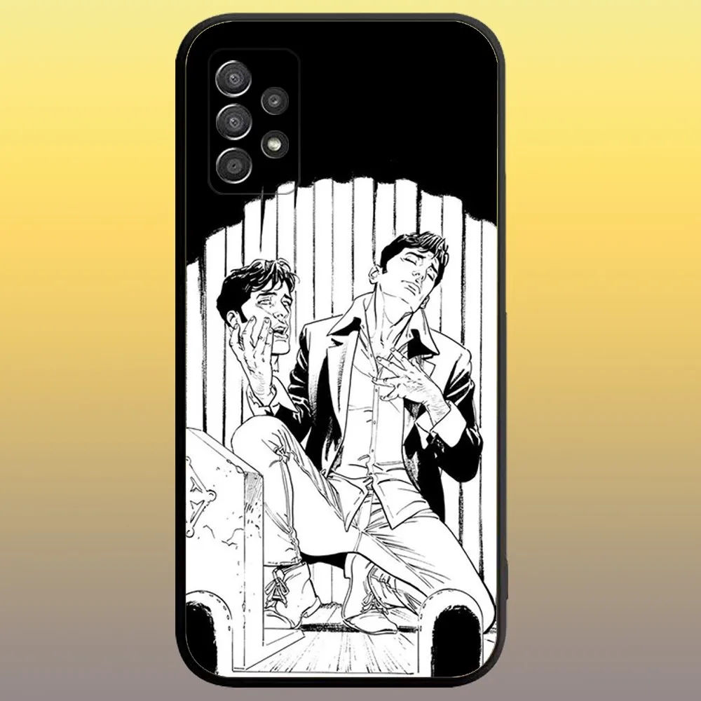 Custodia per telefono Comics Dylan Dog per SamsungA 91,80,73,72,71,70,53,52,51,42,41,40,32,31,30,22,21,20,13 S 4G 5G Custodia morbida nera