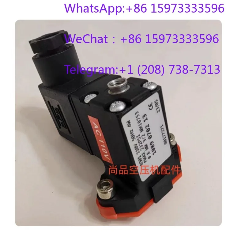 (1 piece) Applicable to air compressor solenoid valve 1089070213 bleed valve 1622369480 bleed valve module