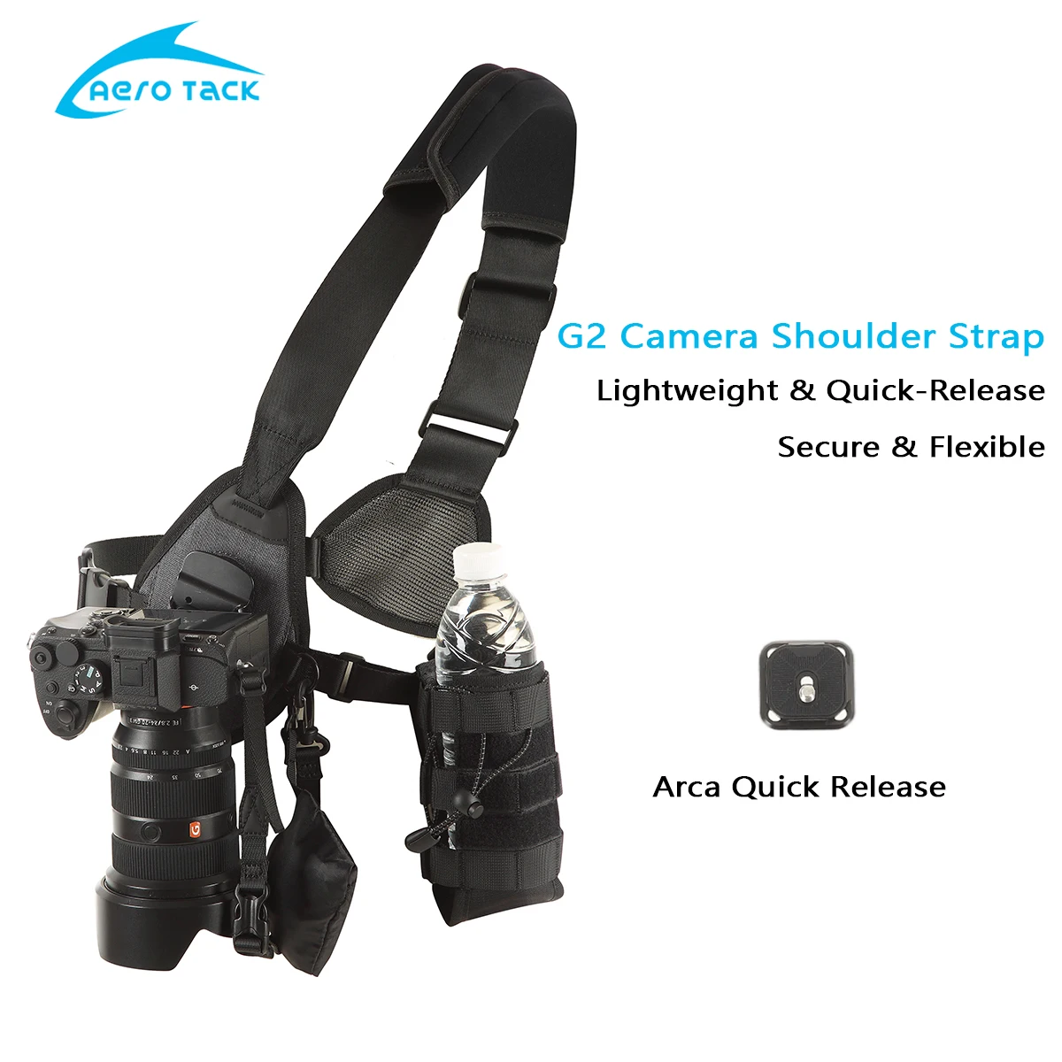 Aero Tack G2 Sling Style Harness Photography Harness | Camera Quick-Release Harness for DSLR Mirrorless Travel