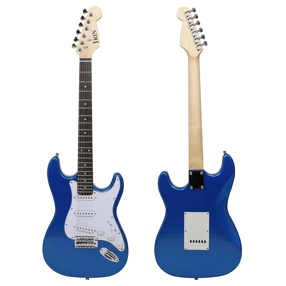 IRIN 39 Inch ST Electric Guitar 6 String 22 Frets Basswood Body Electric Guitar Guitarra With Speaker Guitar Parts & Accessories