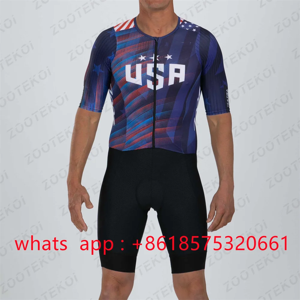 

Pro Team Triathlon Suit Men Cycling Jersey Skinsuit Maillot Clothing Ropa Ciclismo Road Bike Tights Sports Breathable Jumpsuit