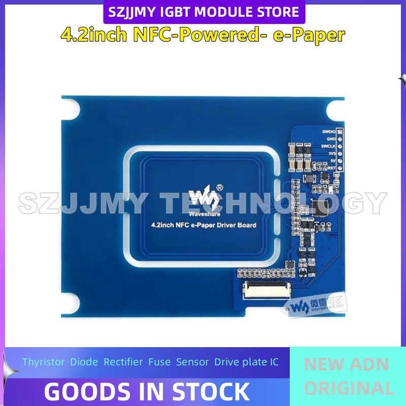 NEW 4.2-inch passive NFC e-paper ink screen ESL electronic shelf label wireless power supply/communication
