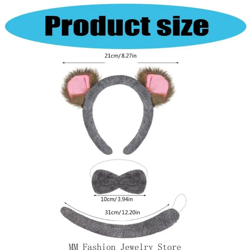 D0UB 3PCS KIDS ANIMANTIN