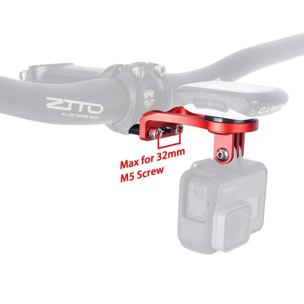 ZTTO Fahrrad Vorbau Computer Halterung Kamera Für Garmin Bryton GPS GoPro Sport Cam Taschenlampe Halter Herzfrequenz Rennrad MTB – Detail 2