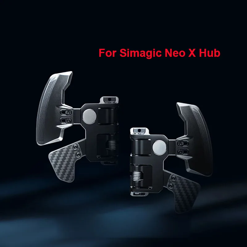 

For Simagic Neo X Hub Wheel Hub Simagic Single / Dual Paddle Edition Paddle Shifter Kit 2PCS Paddle Shifters