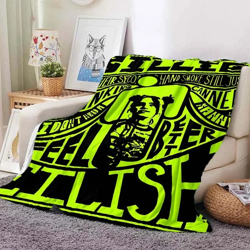 3D Printed Baby Blanket Billies Poster Music Album Flannel Babes Carpet Super Soft Warm Thin Baby Blanket Sofa Couch Bedspread