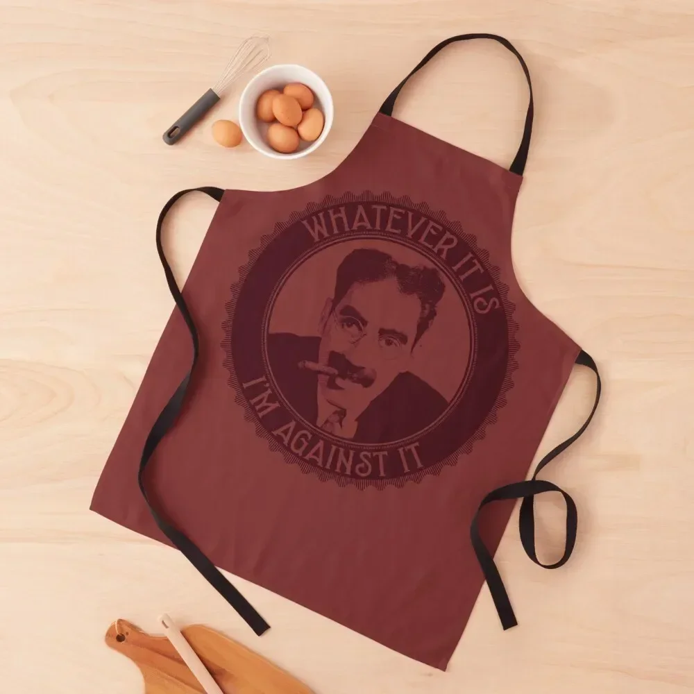 Whatever It Is, I'm Against It Apron christmas kitchen Hairdressing Apron