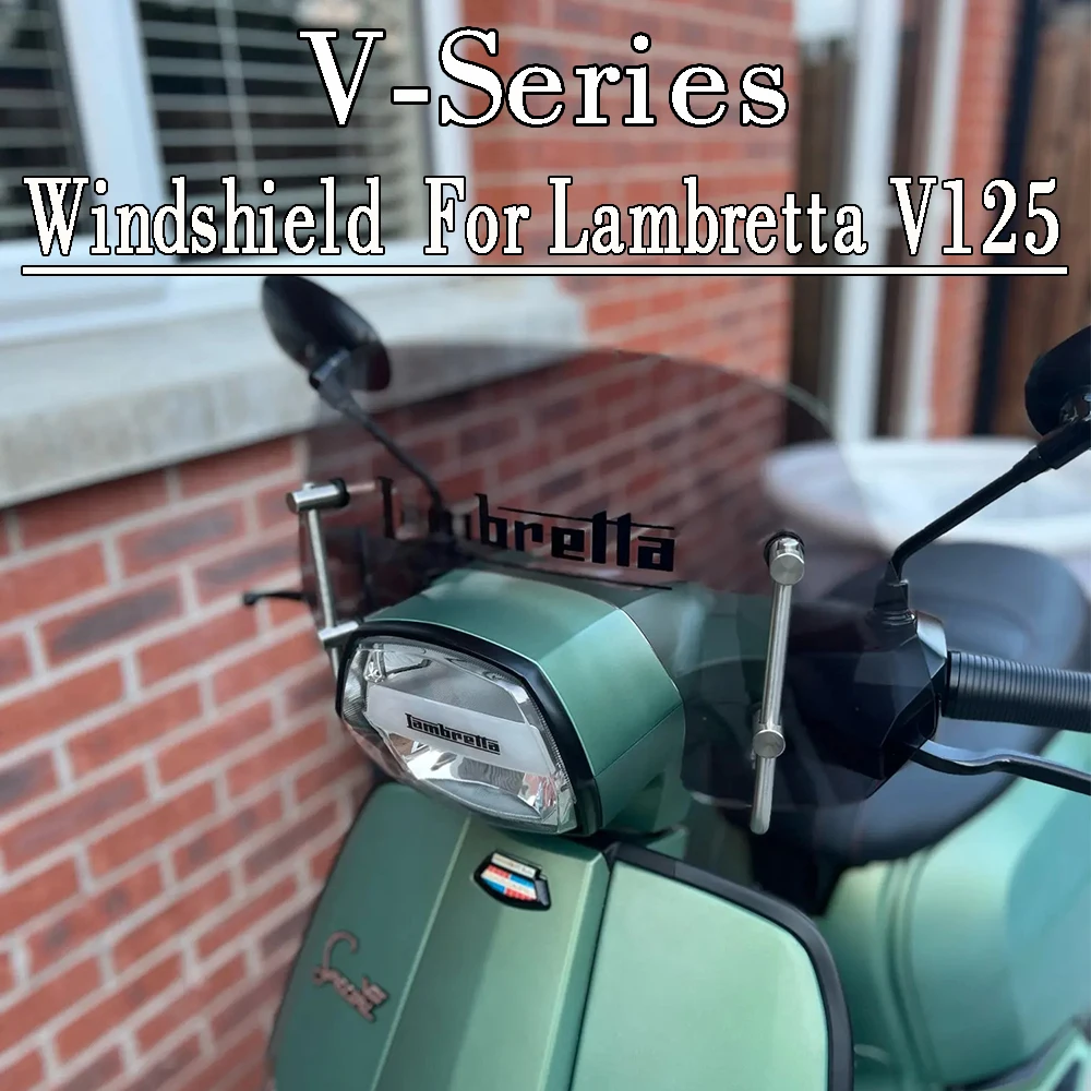 Windshield For Lambretta V125 Windshield For V-Series V200 V125 V50 motorcycles Front windshield Front spoiler Windshield