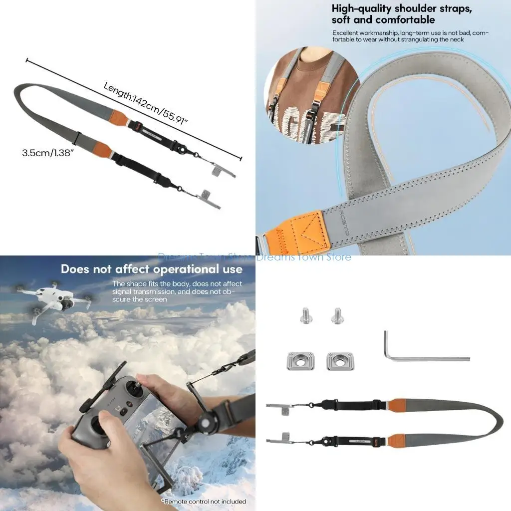 

HX6A for Air 3 Mini 4Pro Lanyard, Adjustable Neck Strap for Remote Control Lanyard