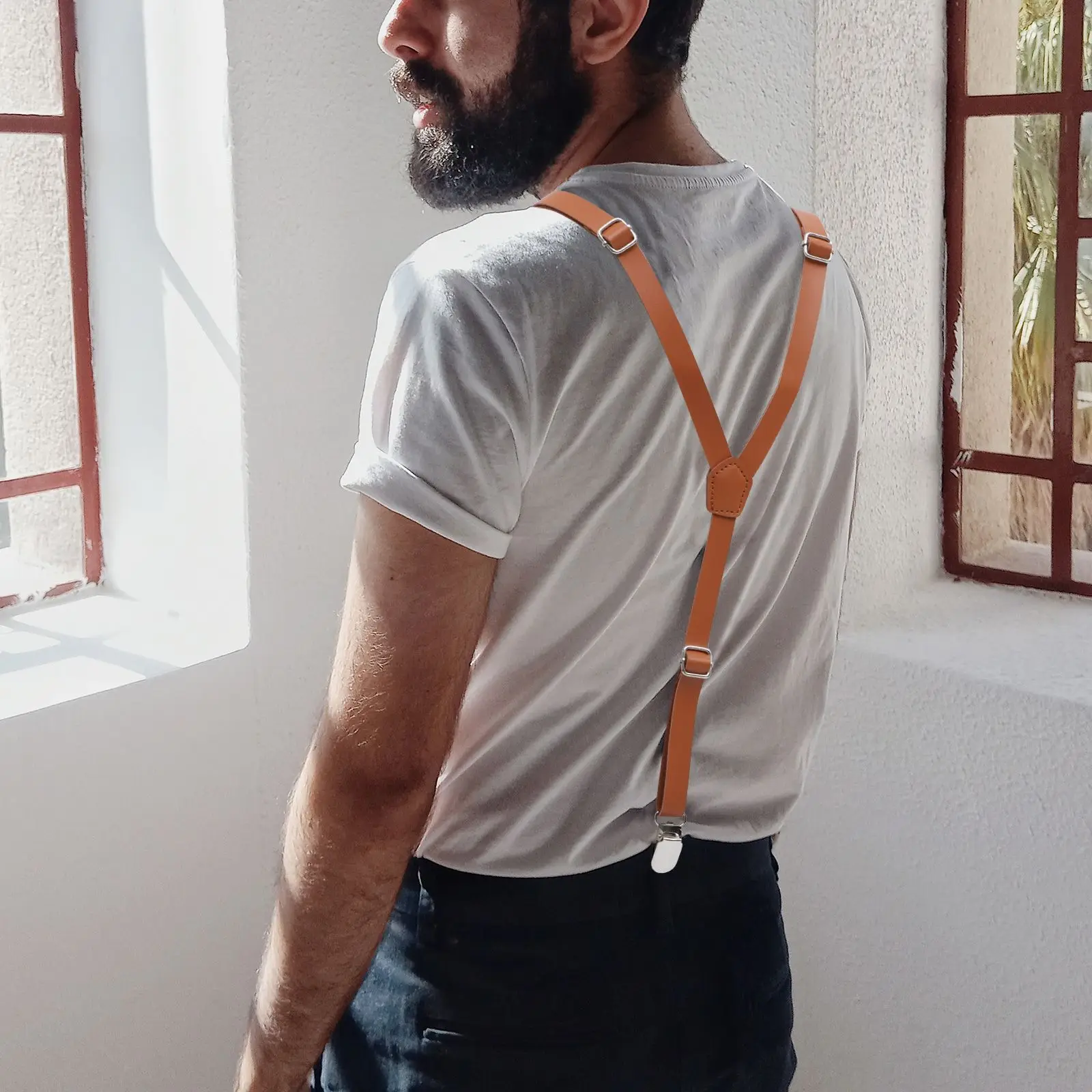 suspensórios marrons suspensórios para homens suspensórios para mulheres