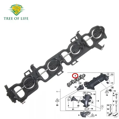 Imagen 1 del producto Junta de sello del colector de admisión del motor N47N para BMW 316d 318d 320d 114d 116d 118d 218d 418d 520d X1 16d 18d X3 11617812938 7812938