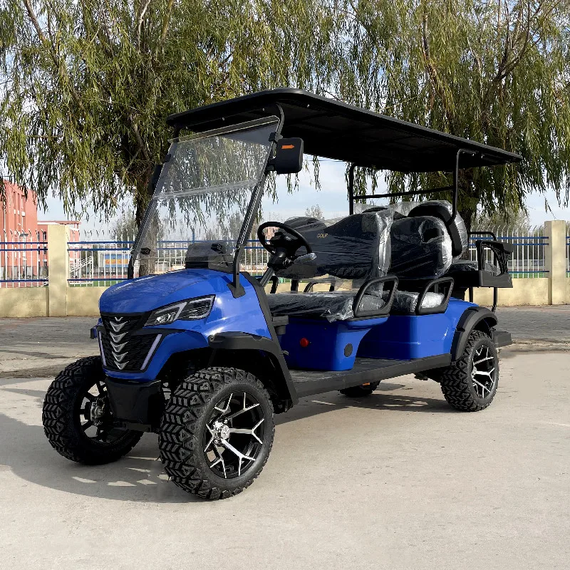 

48V/72V New Fashionable Chinese Brand 4-Seater Sightseeing Bus Club Car Electric Golf Off-Road Vehicle Hunting Car Supports OEM
