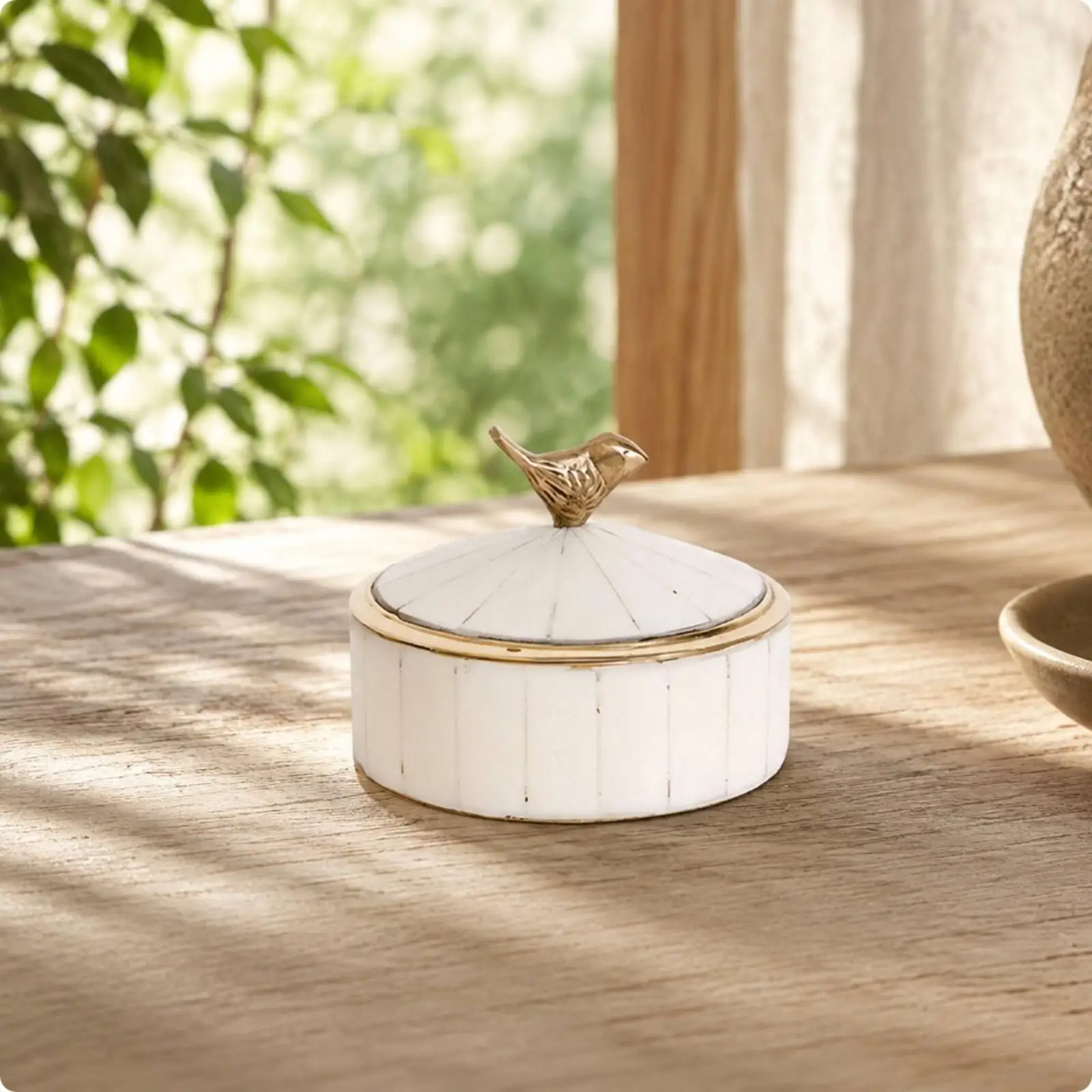 Decorative Tabletop Organizer Space-Saving Vanity Organizer Easy to Clean