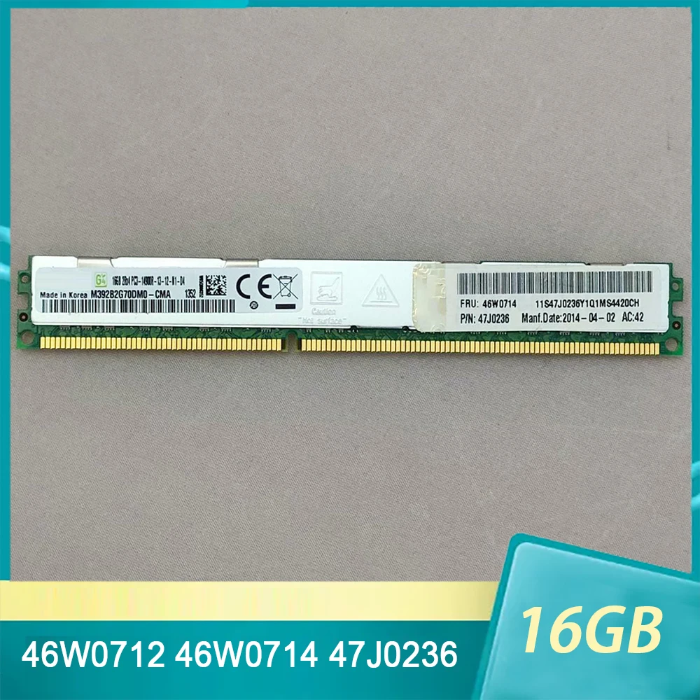 

Для IBM RAM 46W0712 46W0714 47J0236 16 ГБ DDR3 1866 REG ECC Серверная память