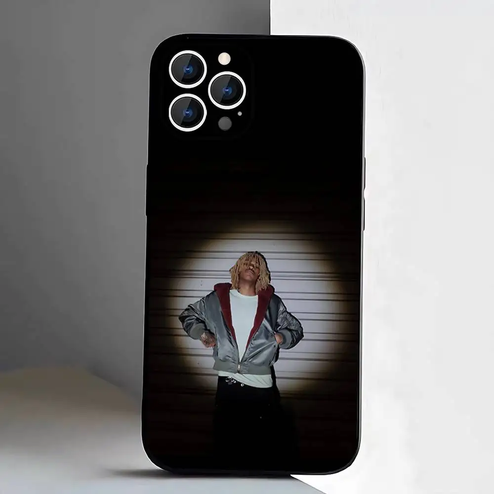 Rapper Rich A-Amiri Phone Case For iPhone 17,16,15,14,13,12,11,Pro,XS,Max,XR,Plus,E,SE4,Mini Black Soft Cover