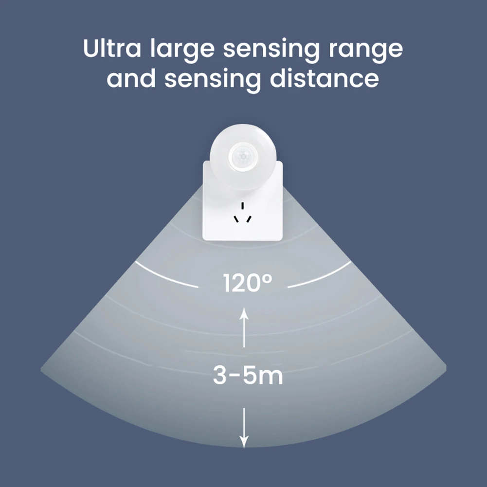 Led Night Light Plug In Night Lamp 3000K Color Temperature Button Switch Bathroom Night Light For Hallway Stairs Bedroom Kitchen