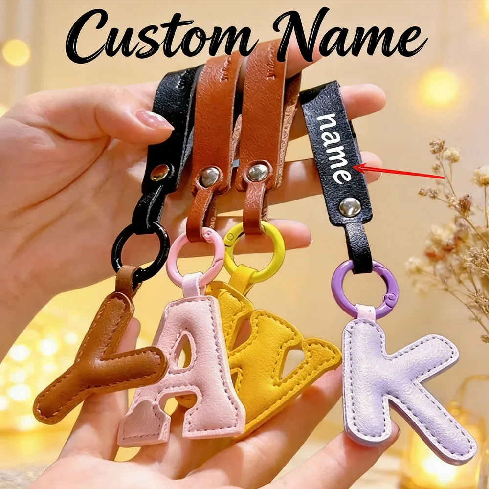 Portachiavi Personalizzato Con Iniziale E Frase Ispiratrice - Regalo Donna In Acciaio Inox - 2