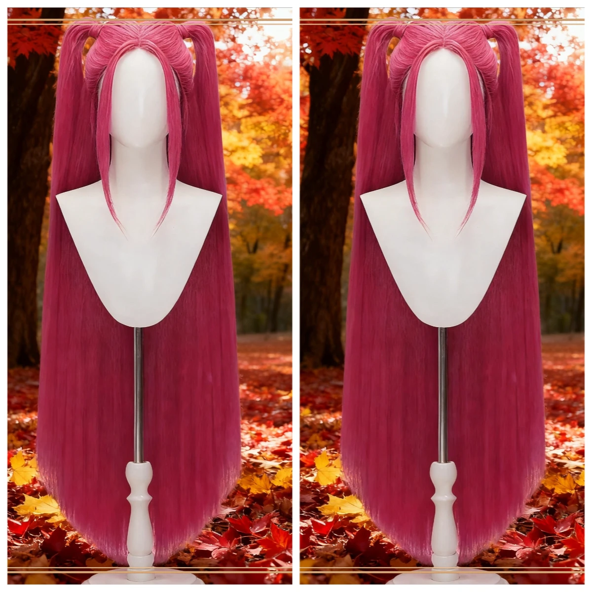 วิกผมคอสเพลย์จากภาพยนตร์เคป๊อป รูมิ โซอี้ นักล่าปีศาจ วิกผมสังเคราะห์ทนความร้อนสำหรับงานคาร์นิวัล