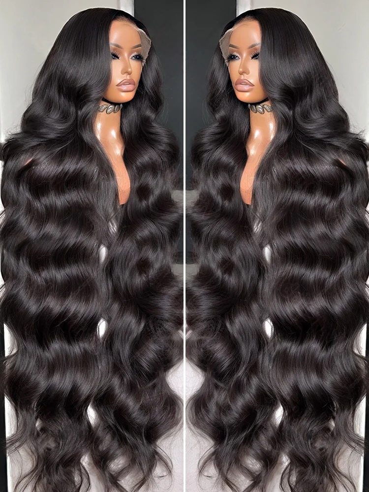 

Накладные парики из натуральных волос 13x6 Body Water Wave HD Lace Frontal, 40 дюймов, с прозрачной кружевной основой 13x4, предварительно выщипанные, бразильские волосы для женщин