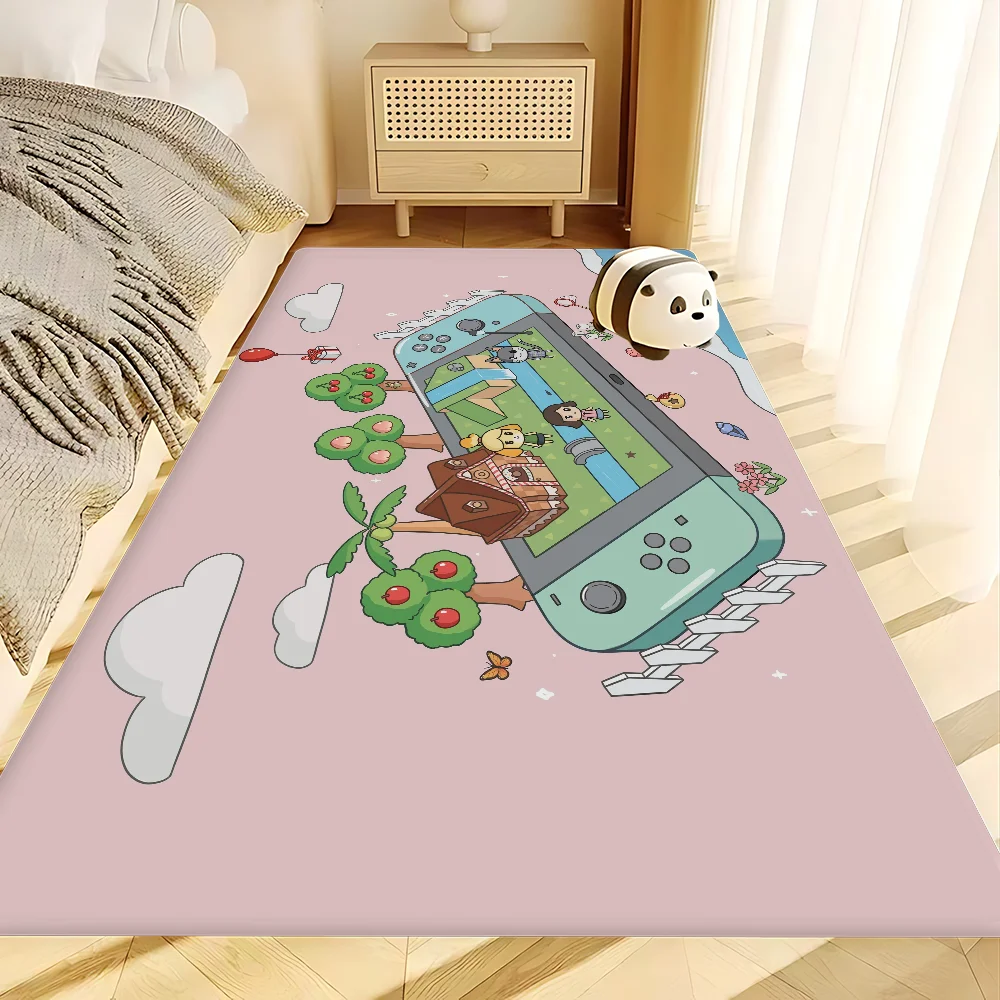 

Animal Crossing Room Mats Cheaper Anti-slip Modern Living Room Balcony Printed Household Carpets
