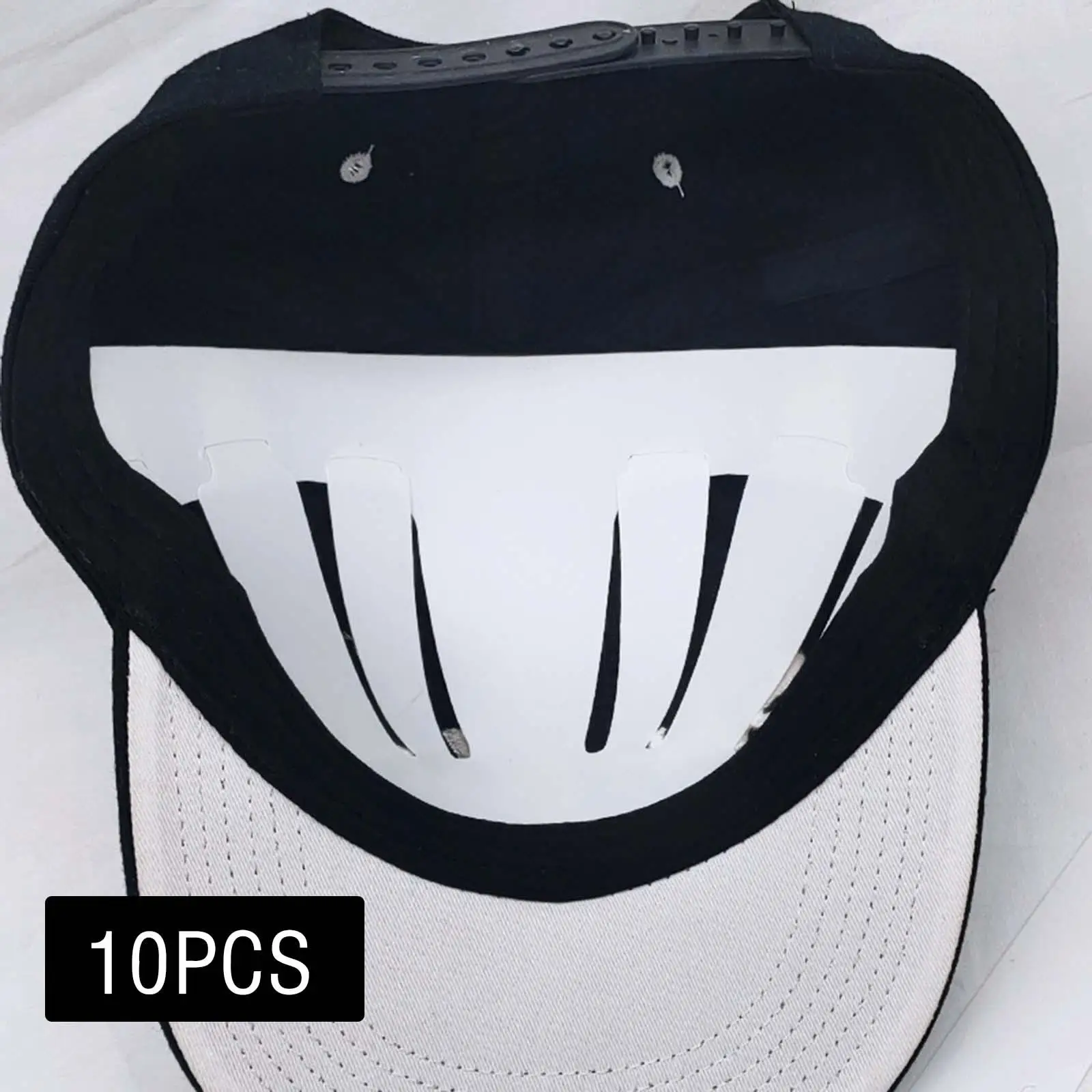 Juego de insertos de gorras de béisbol, estante de exhibición de sombrero duradero, soporte de forro de sombrero para dormitorio, tienda de gorras de béisbol, moldeador de sombrero Universal, 10 unids/set