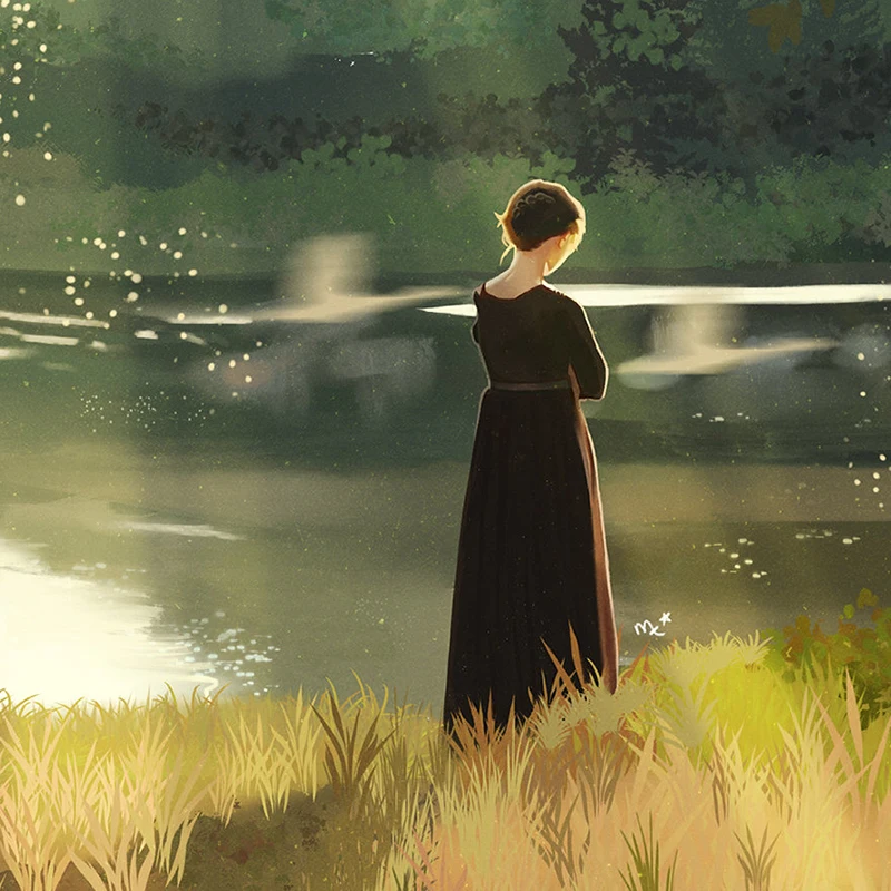 جين أوستن فخر وتحامل ألوان مائية لوحة قماشية ملصق كتاب عشاق الفن هدية رف الكتب الديكور الرومانسي يطبع