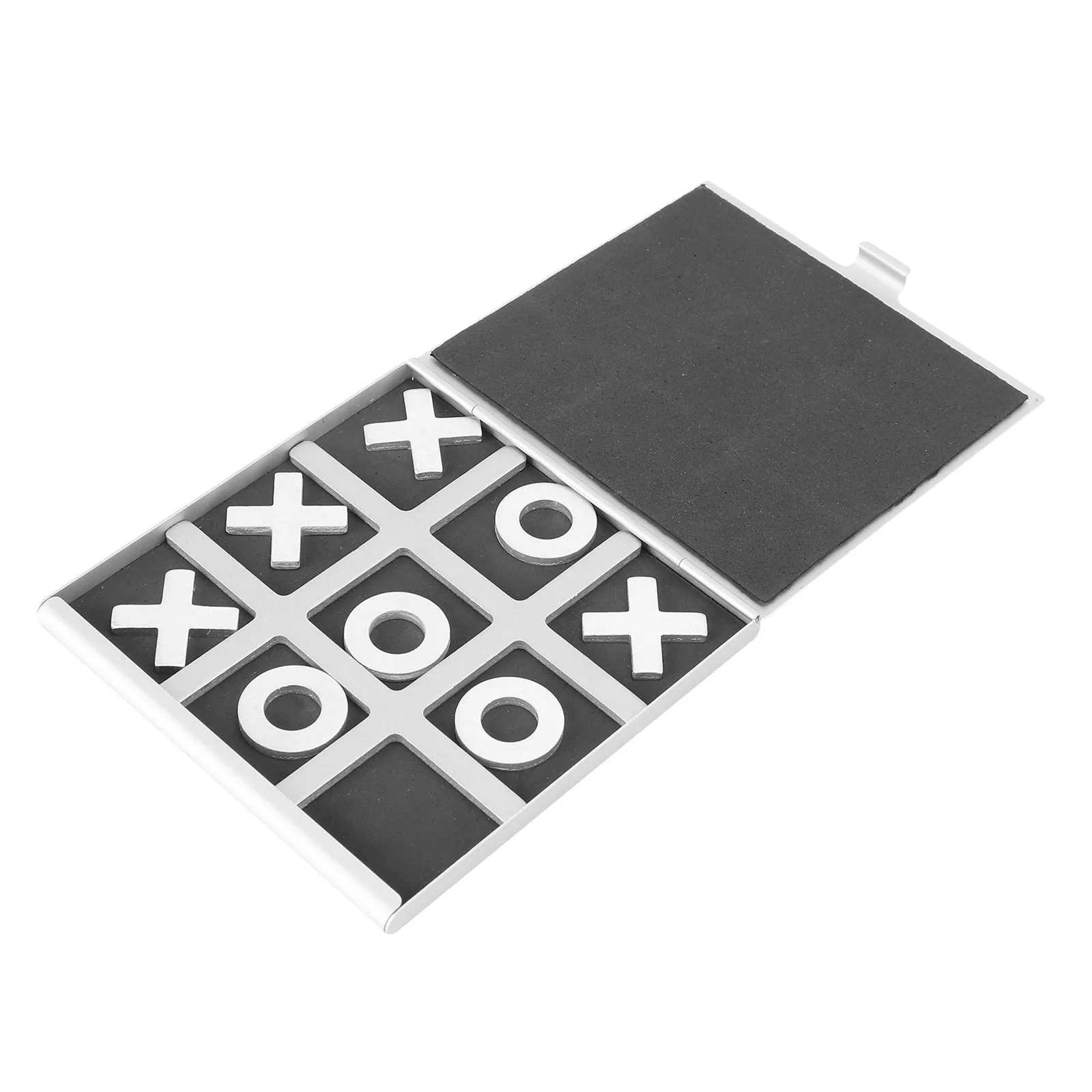 

1Set Aluminum Game Compact Lightweight Portable Strategy Board Game for Kids Family Parties Icebreaker Tactile