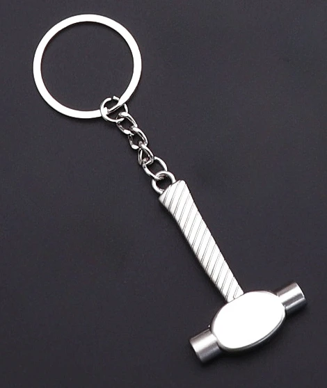 hammer shape Keychains For Men Car Bag KeyRing Outdoor Combination Tool Portable Mini Utility Pocket key chains