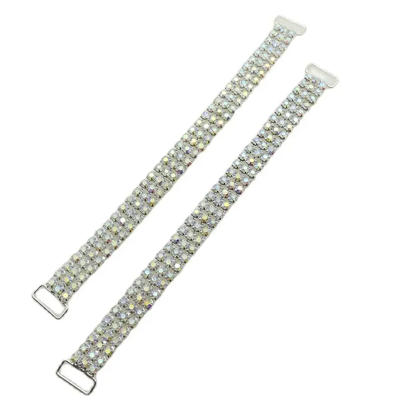 4 pieces / batch 165 mm rhinestone chain connector crystal swimming bikini decoration crafts Diy clothing accessories