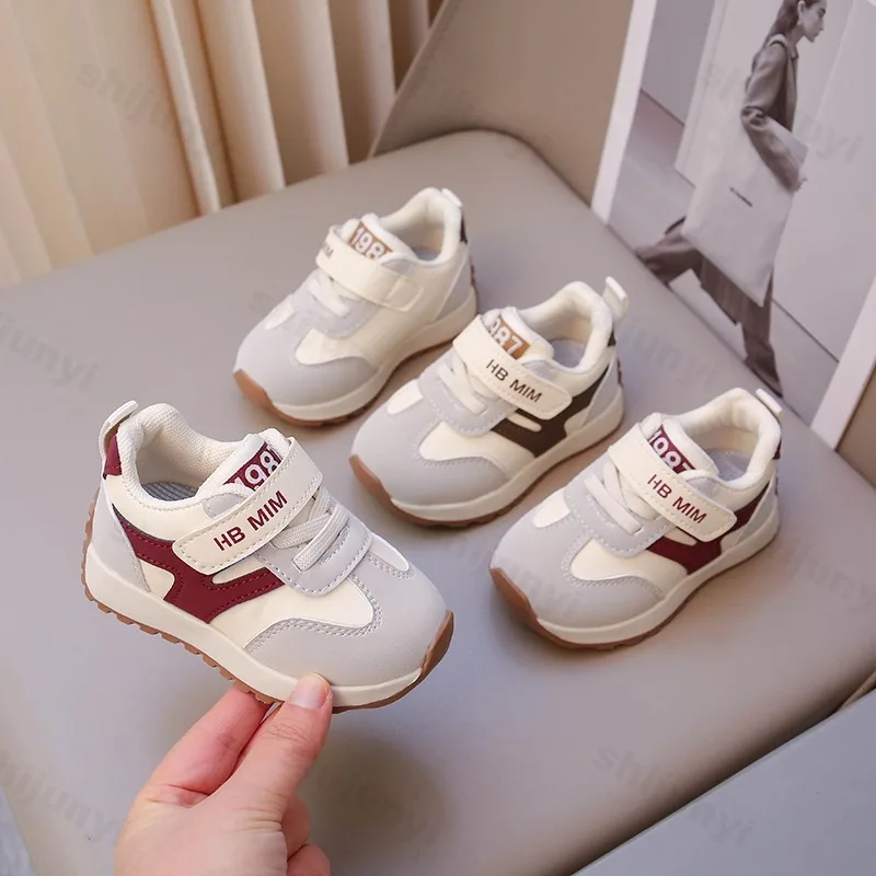 Baby Children Sneakers Boys Girls Non Slip 2026 Spring Autumn Fashion Toddler Walking Shoes Design Non-slip Kids Casual Shoes