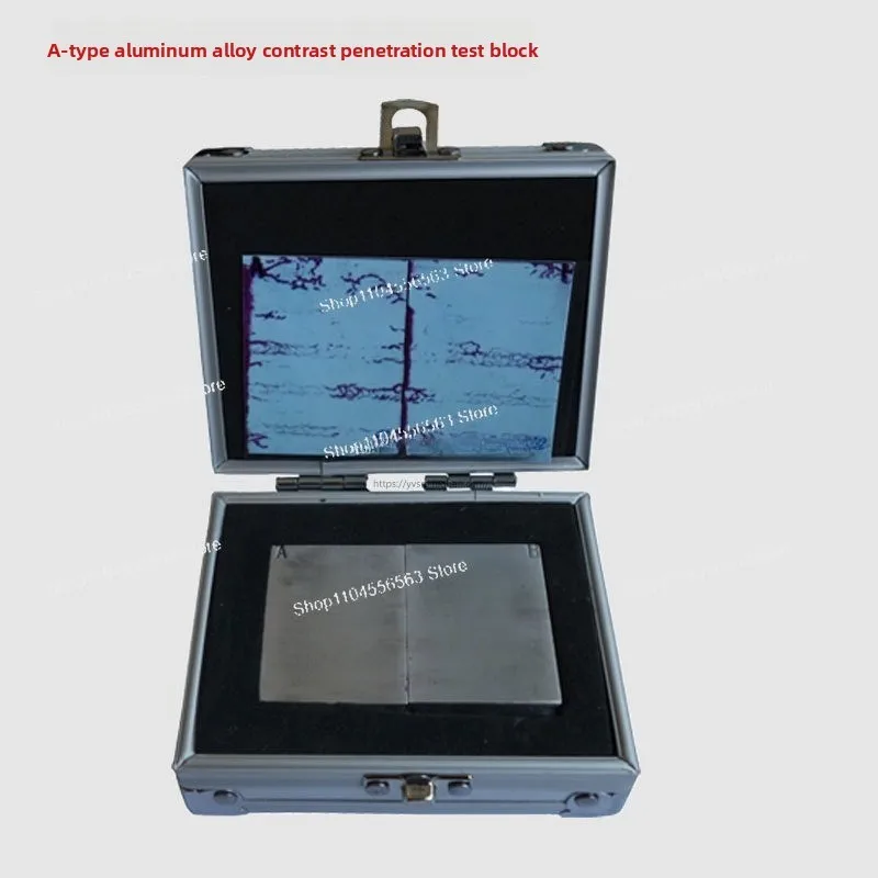 B3 penetration plated test block/stainless steel 3 points, flaw detection standard, penetration sensitivity test block
