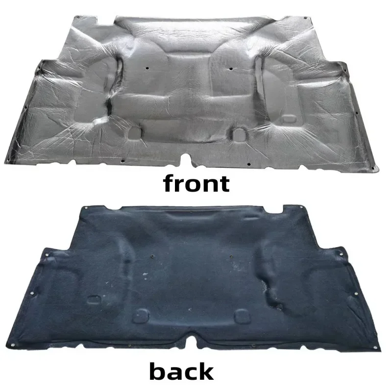 2018-22 for Jeep Wrangler Car Aluminum Foil Heat Sound Insulation Cotton Front Hood Engine Firewall Mat Pad Cover Noise Deadener