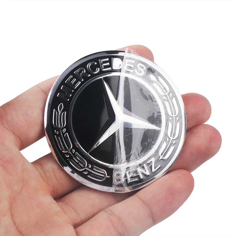 56mm Car Wheel Center Hub Cap Badge Sticker Accessories For Mercedes benz A B C E G CLA GLK CLASS AMG W221 W212 W176 W205 W177