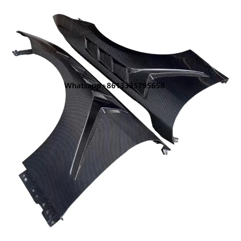 

GTD Style Carbon Fiber Fibre Flared Fender Vent for Ford Mustang GT Dark Horse S650 2024+
