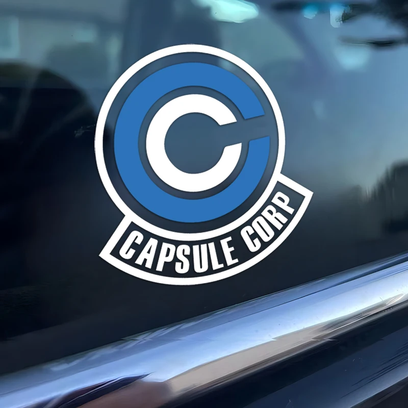 Capsule Corp Bulma Logo Anime Car Decals High Quality Waterproof Stickers For Truck Auto Unique Exterior Decor
