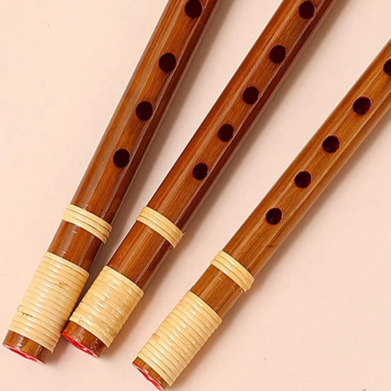 Bamboo Transverse Flute Professional Bass Sweet Flute Accessories Japanese Musical Writing Instrument for Adults Shakuhachi