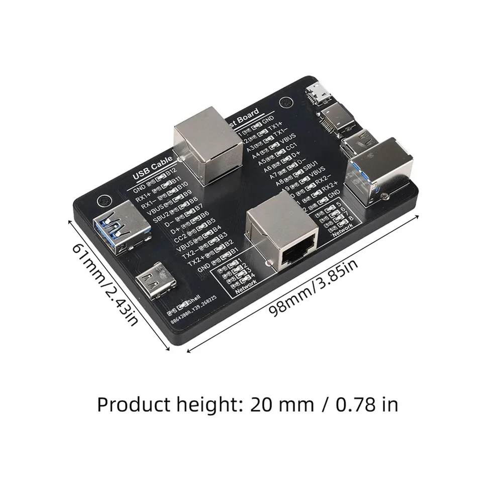 Multifunctional Cable Tester Cable Diagnostics USB Cable Tester Compatibility for micro-b Compatibility Multifunctional