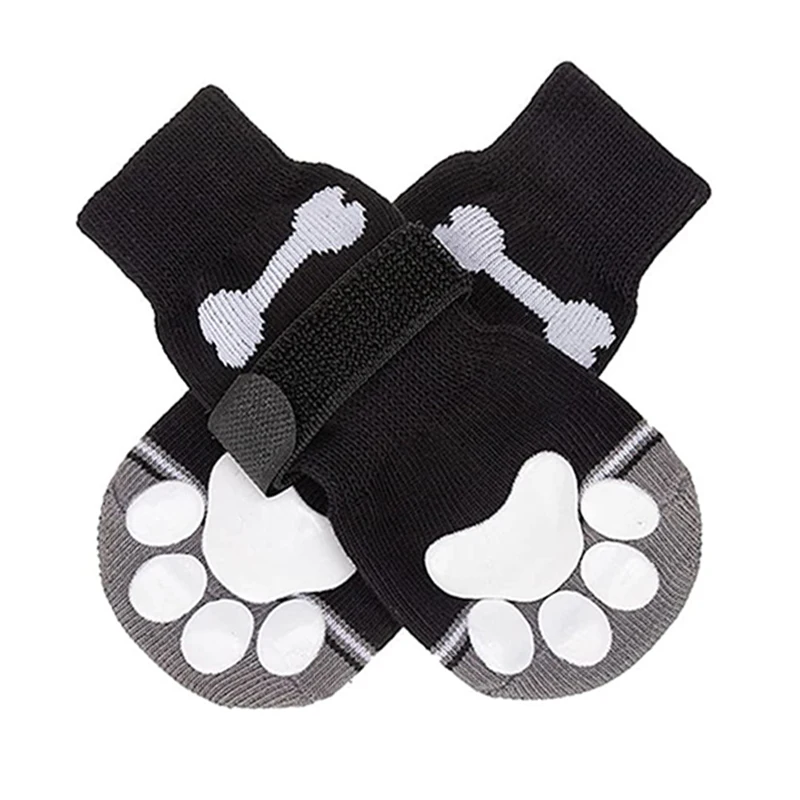 New Design Cotton Breathable Anti Slip Soft Puppy Socks Shoes Outdoor Warm Wear Dog Paw Protector Socks