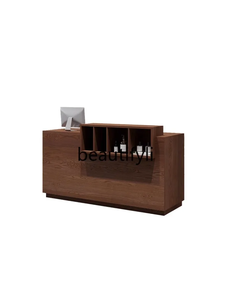 Clothing store checkout counter bar counter retro display counter checkout page beauty shop reception desk