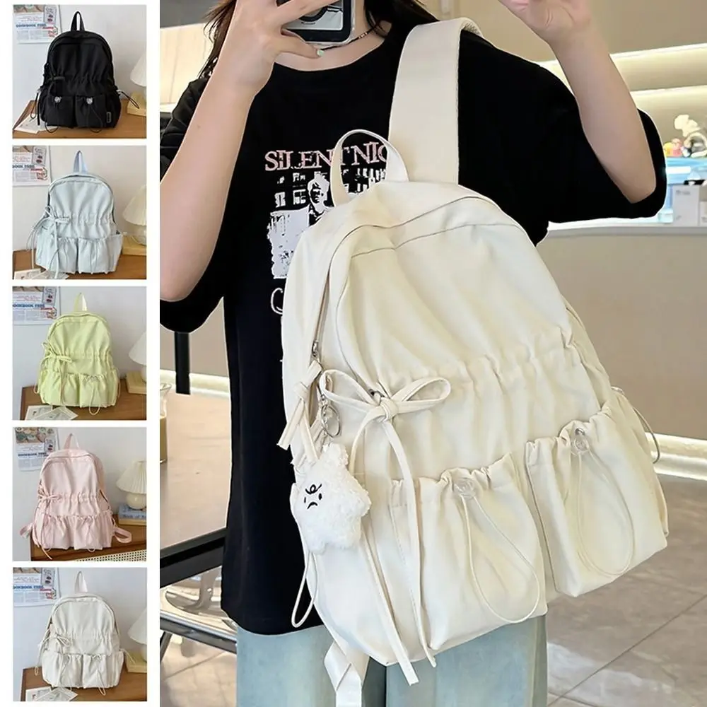 

Lightweight Students School Bags Adjustable Straps Zipper Closure Cartoon Shoulder Bag Comfortable Breathable