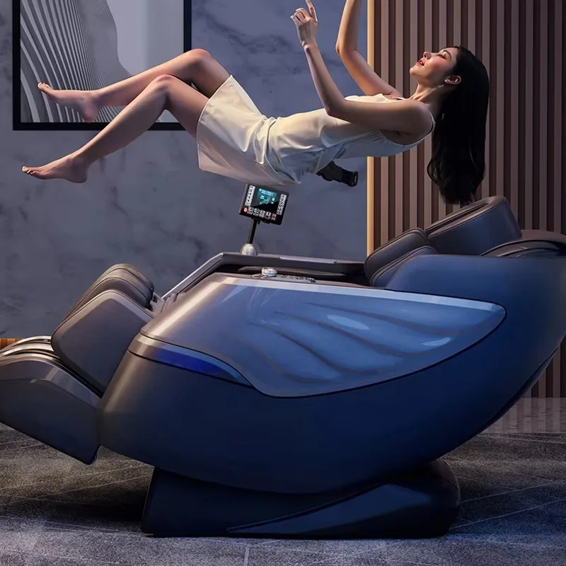 Professional Luxury Full Body Zero Gravity Massage Chair With Airbags Second Hand Health Care New Design And Voice Control